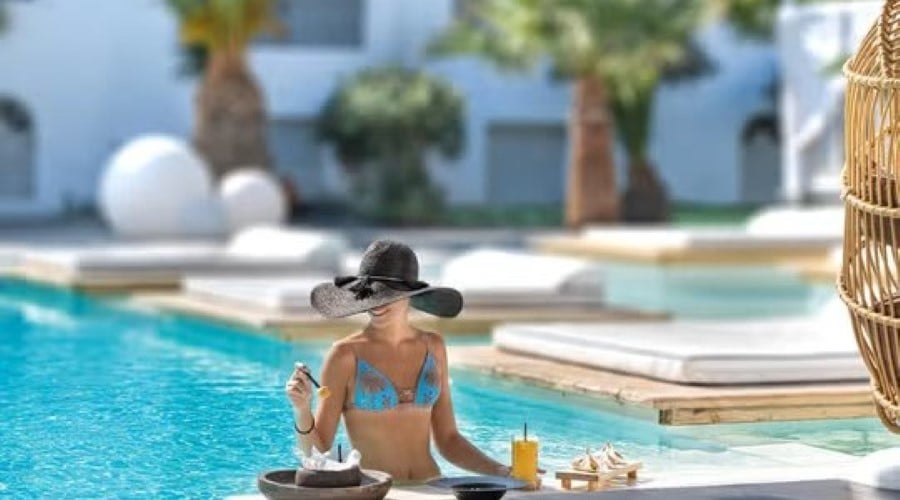 Adults-Only 4* Stay in Kamari, Santorini including Flights